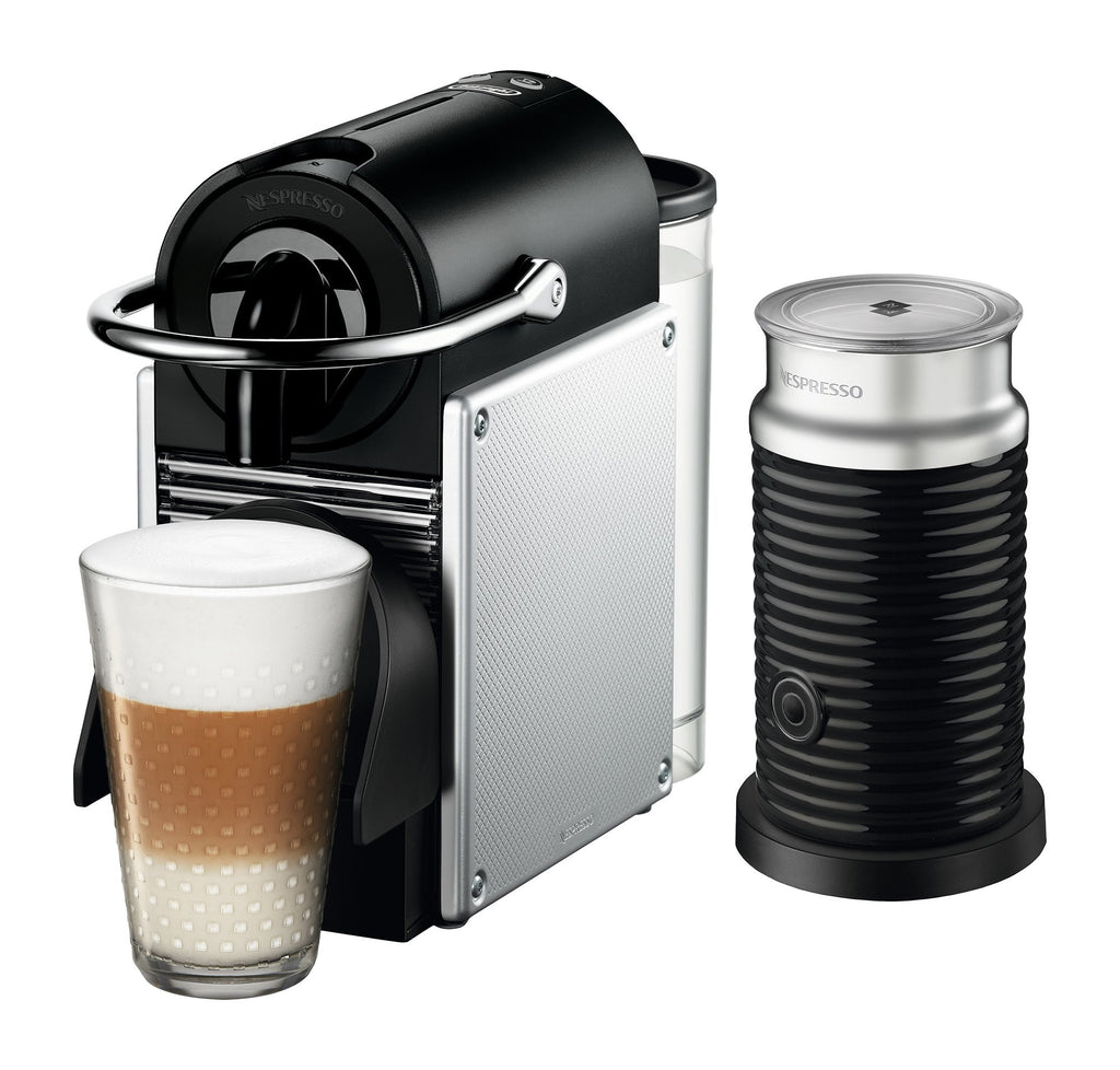 Nespresso by De'Longhi EN125SAE Original Espresso Machine Bundle with Aeroccino Milk Frother, Aluminum