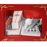 6097 Great Northern Popcorn Red Foundation Popcorn Popper Machine Cart, 8 Ounce