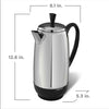 Farberware 12-Cup Percolator, Stainless Steel, FCP412