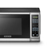 BLACK+DECKER EM720CB7 Digital Microwave Oven with Turntable Push-Button Door,Child Safety Lock,700W, Stainless Steel, 0.7 Cu.Ft