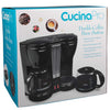 CucinaPro Double Coffee Brewer Station - Dual Coffee Maker Brews two 12-cup Pots, each with Individual Heating Elements