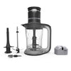 Ninja Ultra Prep Food Processor and Blender with Lightweight 700 Watt Power Pod for Dough, Smoothies, Chopping, Blending (PS101), Black/Clear