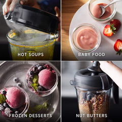 Vitamix Explorian Blender, Professional-Grade, 64 oz. Low-Profile Container, Black (Renewed)