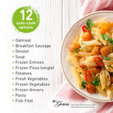 Panasonic Microwave Oven NN-SN651WAZ White Countertop with Inverter Technology and Genius Sensor, 1.2 Cu. Ft, 1200W