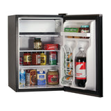 BLACK+DECKER BCRK25B Compact Refrigerator Energy Star Single Door Mini Fridge with Freezer, 2.5 Cubic Feet, Black