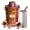 Nostalgia ICMP600WD Wood Bucket Ice Cream Maker, 6-Quart