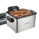 Hamilton Beach (35035) Deep Fryer, With Basket, 4.5 Liter Oil Capacity, Electric, Professional Grade