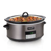 Crock-Pot SCCPVFC800-DS 8-Quart Slow Cooker, Programmable, Black Stainless,