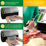 Foodsaver V4400 2-in-1 Vacuum Sealer Machine with Automatic Bag Detection and Starter Kit | Safety Certified | Black & Silver