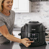 Ninja OP301 Pressure Cooker, Steamer & Air Fryer w/TenderCrisp Technology Pressure & Crisping Lid, 6.5 quart, Black/Gray