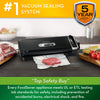 FoodSaver FM3920 2-in-1 Vacuum Sealer System with Quick Marinate Mode and Starter Kit | Safety Certified | Silver