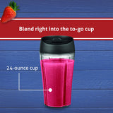 Oster Blender | Pro 1200 with Glass Jar, 24-Ounce Smoothie Cup and Food Processor Attachment, Brushed Nickel